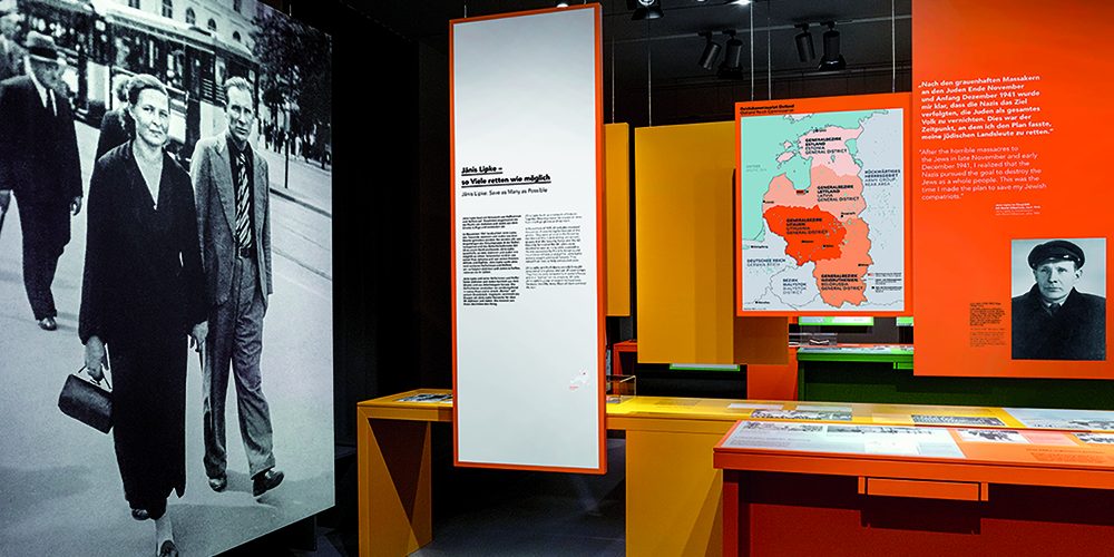 Die neue Dauerausstellung © Gedenkstätte Stille Helden